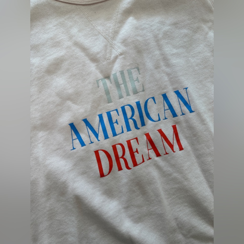 The Laundry Room The American Dream pink crewneck sweater long sleeve